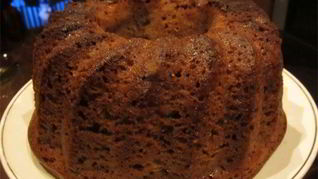 Рецепт Кекса на кефире с вареньем