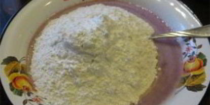 Шаг 4: кекса на кефире с вареньем