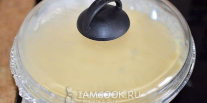 Шаг 7: кекса на сковороде без духовки