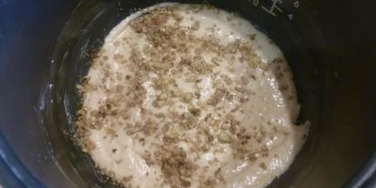 Шаг 4: кекса на яблочном пюре с орехами