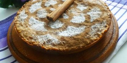 Шаг 5: кекса на яблочном пюре с орехами