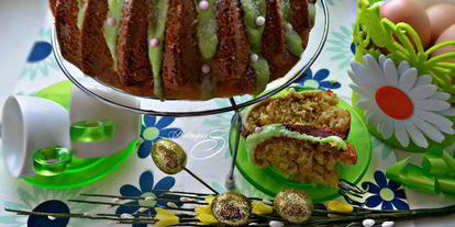 Шаг 5: кекса с кедровыми орехами, цедрой лайма и шафраном