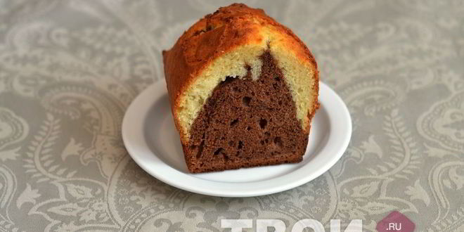 Рецепт кекса с шоколадно-ореховой пастой