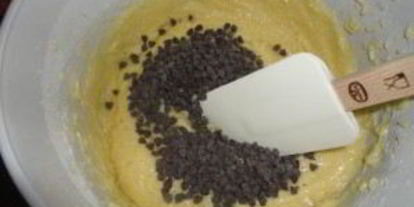 Шаг 1: кекса с шоколадной крошкой