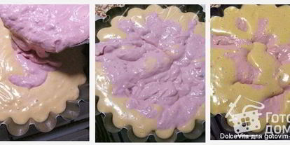 Шаг 4: кекса с творожно-клубничной начинкой