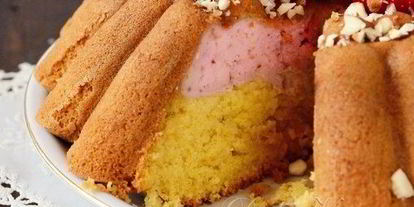 Шаг 6: кекса с творожно-клубничной начинкой