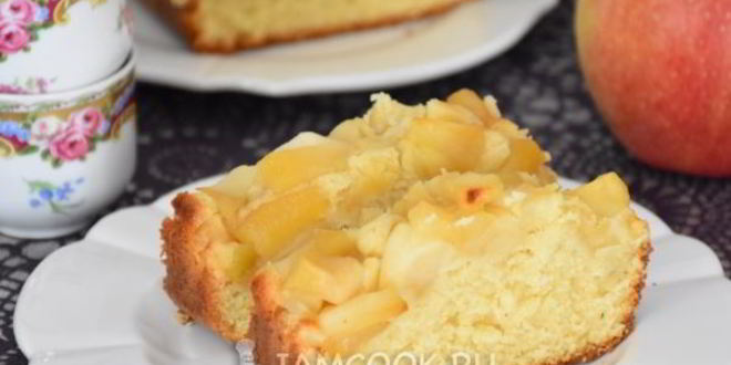 Рецепт кекса с яблоками в духовке
