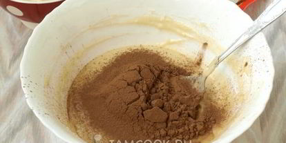 Шаг 6: кекса зебра на кефире