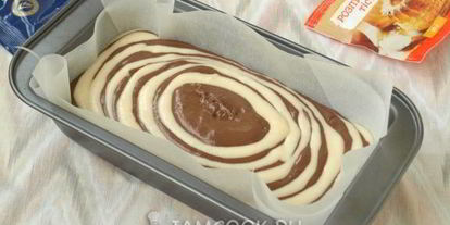 Шаг 7: кекса зебра на кефире