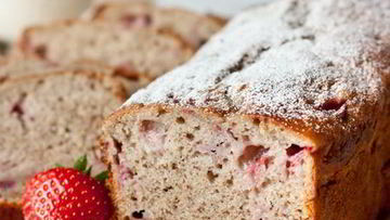 Рецепт Клубнично-бананового кекс