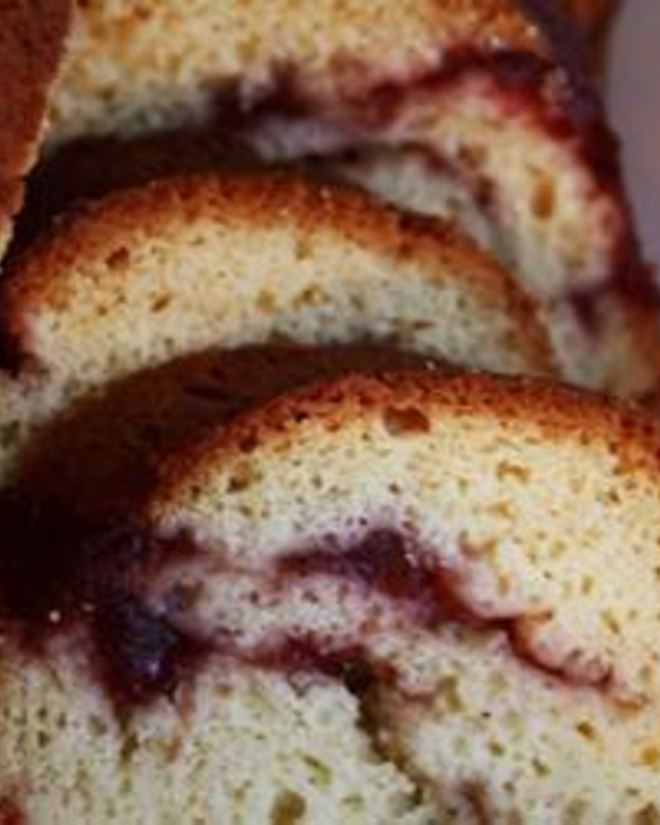 Рецепт клюквенного кекса