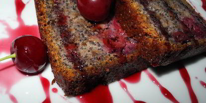 Шаг 2: макового кекса с вишней и розмарином