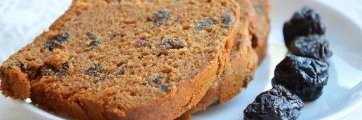 Рецепт Медового кекса с черносливом