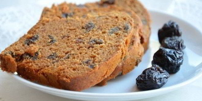 Рецепт медового кекса с черносливом