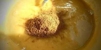 Шаг 10: орехова-шоколадного кекс с цукатами из сметанного яблока