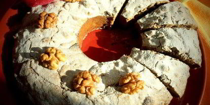 Шаг 19: орехова-шоколадного кекс с цукатами из сметанного яблока