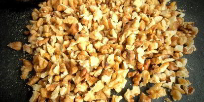 Шаг 4: орехова-шоколадного кекс с цукатами из сметанного яблока