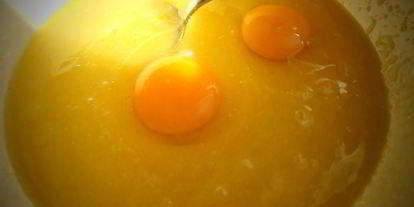 Шаг 8: орехова-шоколадного кекс с цукатами из сметанного яблока