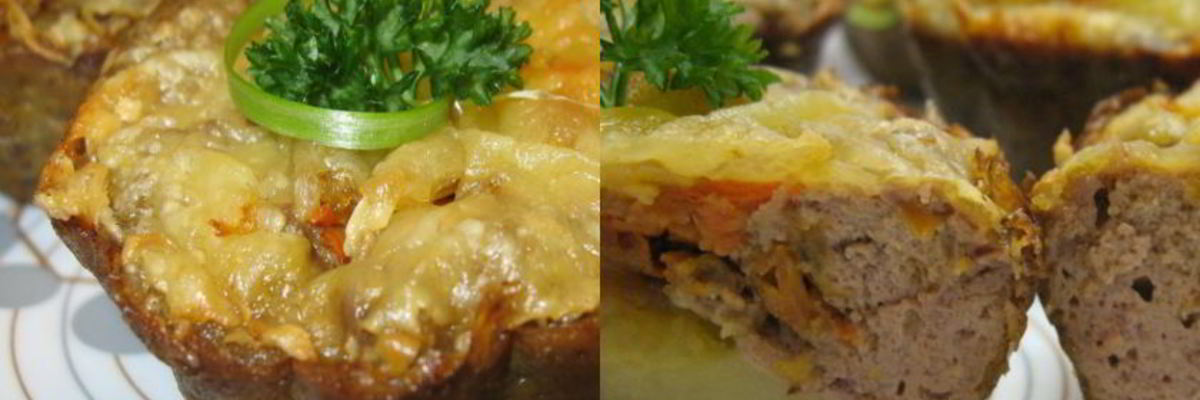 Рецепт Печеночных кексов с начинкой