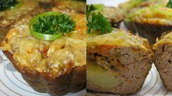 Рецепт Печеночных кексов с начинкой