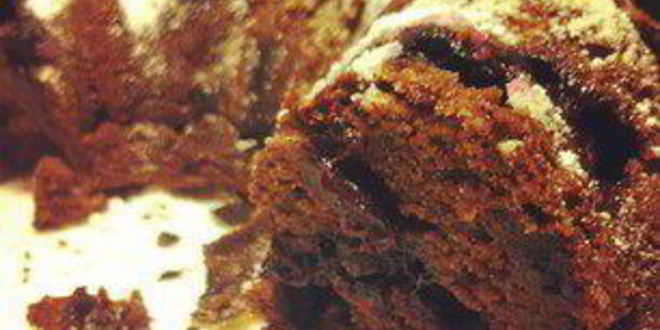 Рецепт шоколадного кекса с черной смородиной