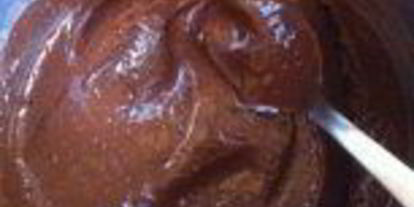 Шаг 1: шоколадного кекса с черной смородиной