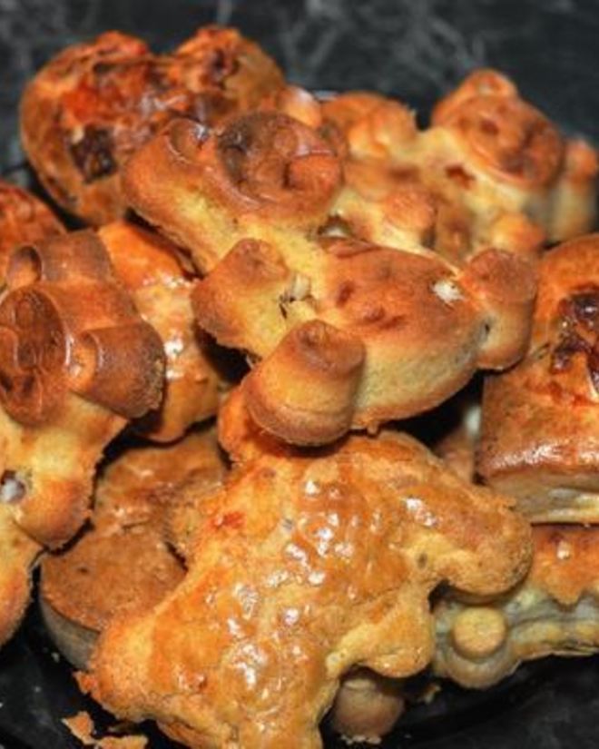 Рецепт сырных кексов с ветчиной и зеленью