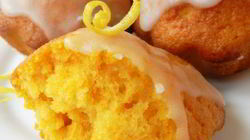 Рецепт Тыквенных кексов с лимонной глазурью