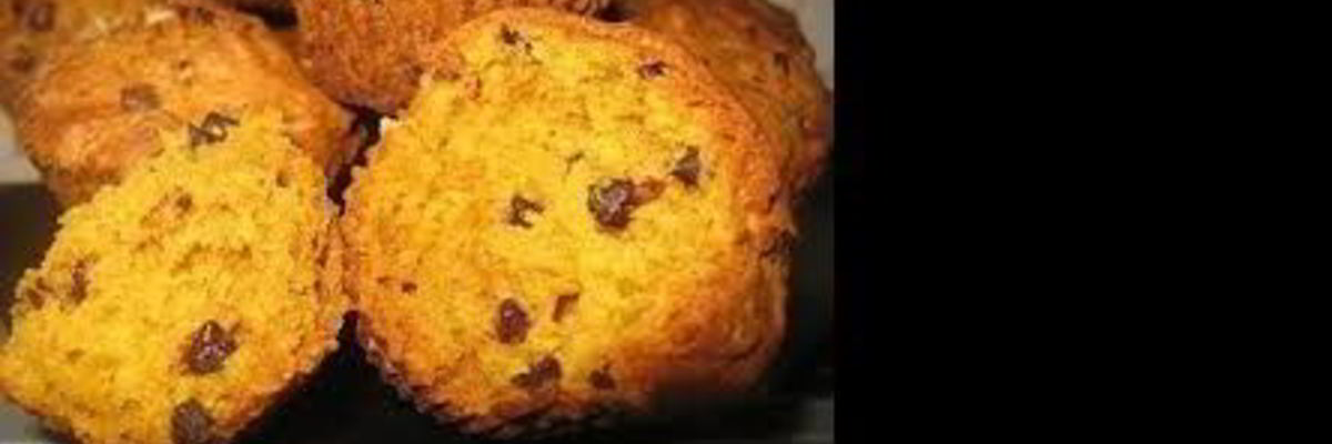 Рецепт Тыквенных кексов с медом и изюмом