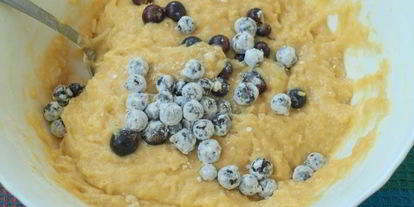 Шаг 2: ягодных кексов с кокосовой стружкой