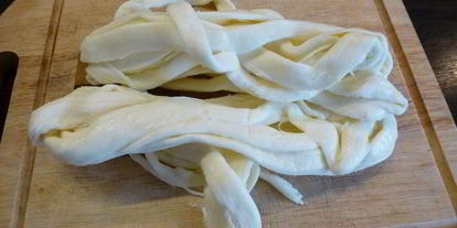 Шаг 1: хачапури на творожном тесте