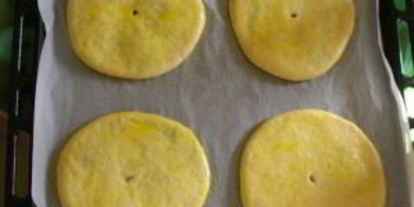 Шаг 9: хачапури с мясом в духовке