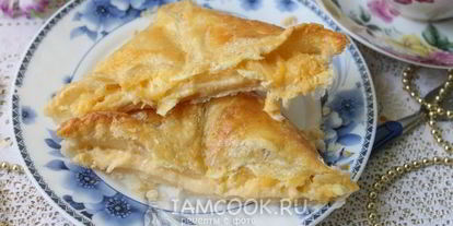Шаг 9: хачапури с сыром из слоеного теста