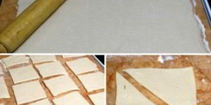 Шаг 1: хачапури с творогом и зеленью