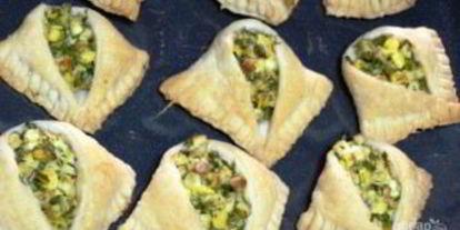 Шаг 3: хачапури с творогом и зеленью