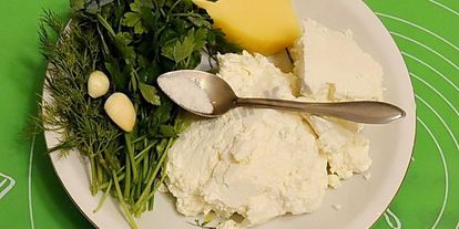 Шаг 4: хачапури с творогом на сковороде