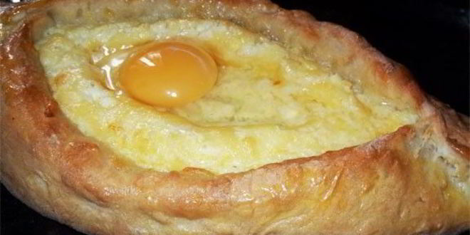 Рецепт хачапури с яйцом