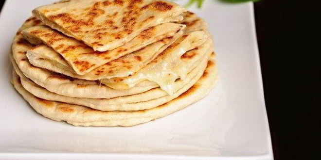 Рецепт Мгновенного хачапури на сковороде