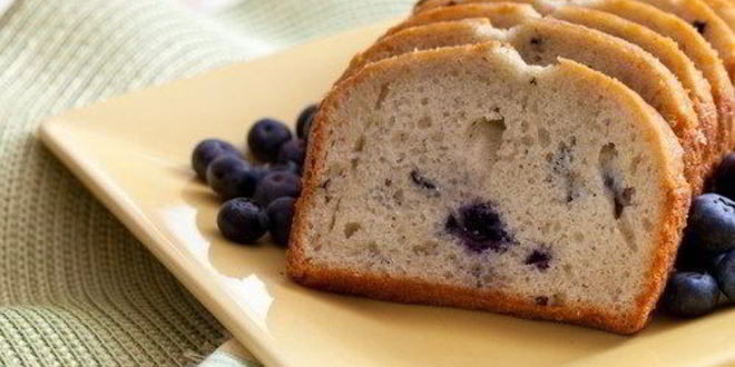 Рецепт Бананова-черничного хлеб