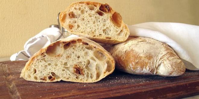 Рецепт чиабатты с луком