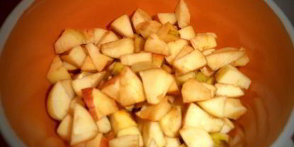 Шаг 5: деревенских галет с яблоками