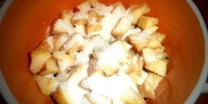 Шаг 6: деревенских галет с яблоками