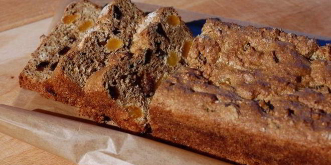 Рецепт Домашнего хлеба с отрубями, изюмом и курагой