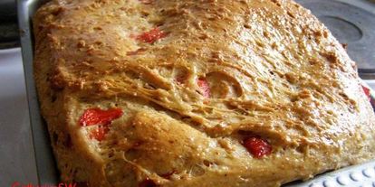 Шаг 5: гречневого хлеба с печеныма перцема