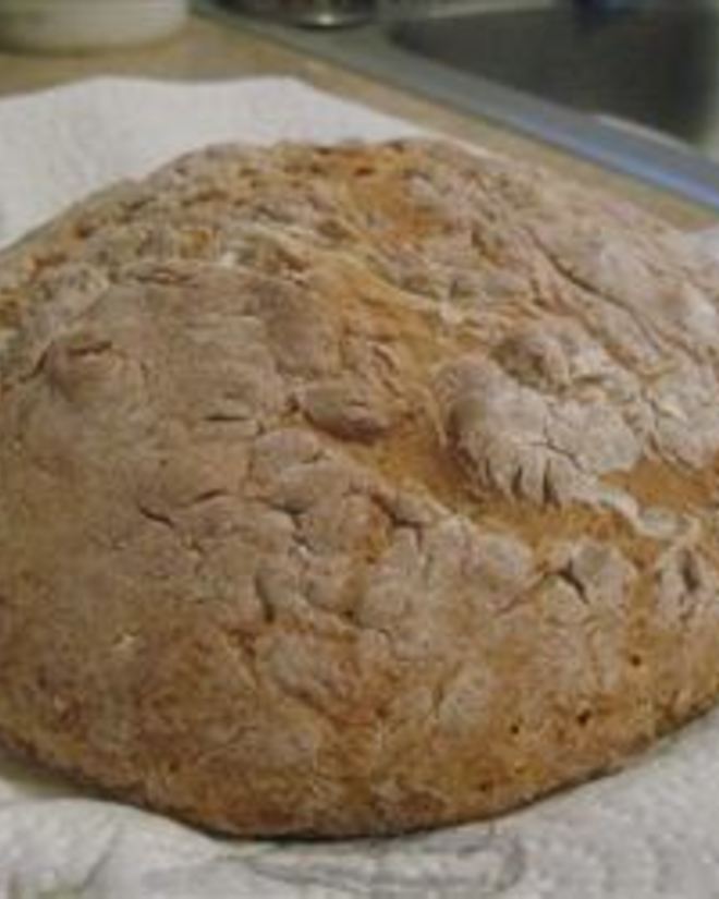 Рецепт ирландского содового хлеба в чугунной сковородке