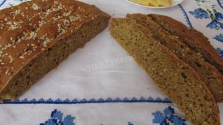 Рецепт Хлеба ржаного тыквенного с отрубями