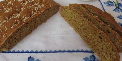 Шаг 11: хлеба ржаного тыквенного с отрубями