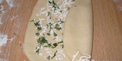 Шаг 5: хлеба с брынзой и зеленью