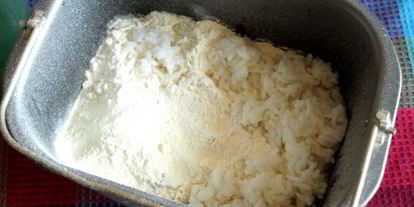 Шаг 1: хлеба с вареным рисом в хлебопечке