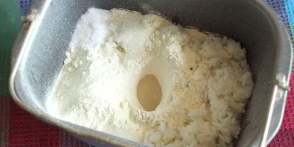 Шаг 2: хлеба с вареным рисом в хлебопечке